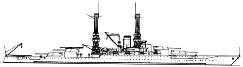 USS BB-41 Mississippi 1926 [Battleship]