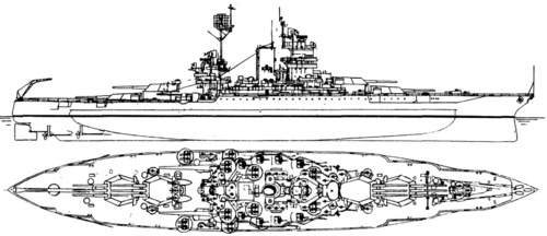 USS BB-41 Mississippi (1944)