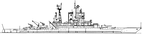 USS BB-41 Mississippi (1955)