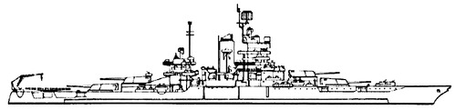 USS BB-42 Idaho 1945 [Battleship]