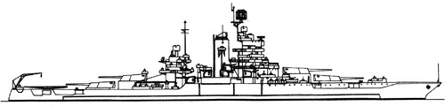 USS BB-42 Idaho 1945 [Battleship]