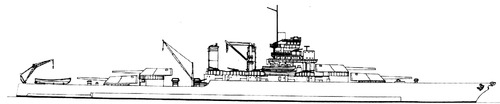 USS BB-44 California 1942 [Battleship]