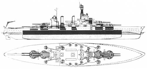 USS BB-45 Colorado