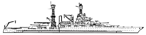 USS BB-46 Maryland 1941 [Battleship]