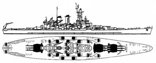 USS BB-55 North Carolina
