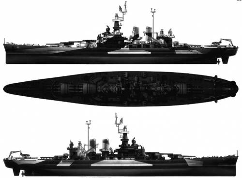 USS BB-55 North Carolina 1