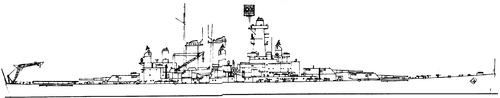 USS BB-55 North Carolina 1942 [Battleship]