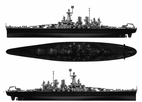 USS BB-56 Washington (1942)