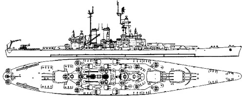 USS BB-56 Washington [Battleship]