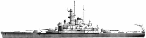 USS BB-57 South Dakota (1939)