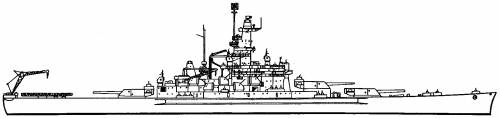 USS BB-58 Indiana (1942)