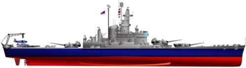 USS BB-58 Indiana (1944)