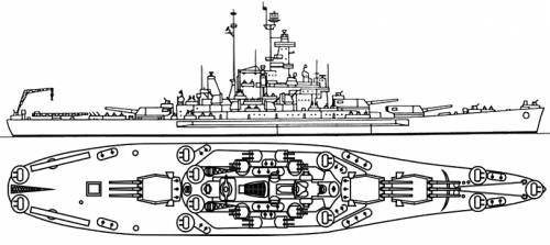 USS BB-58 South Dakota