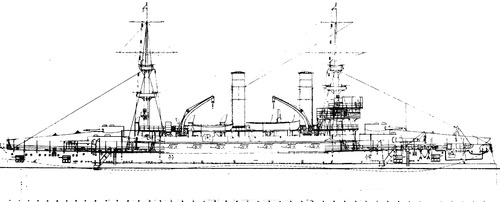 USS BB-5 Kearsarge (Battleship) (1899)