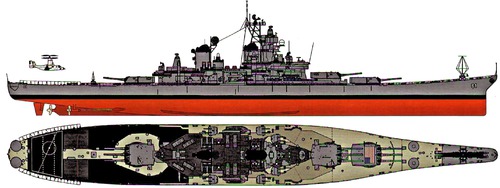 USS BB-61 Iowa 1990