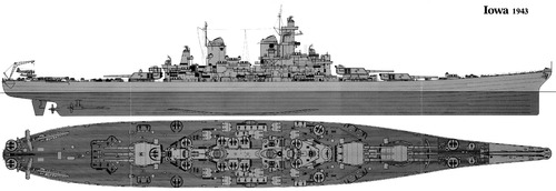 USS BB-61 Iowa (Battleship) (1943)