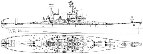 USS BB-62 New Jersey [Battleship] (1969)