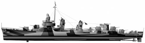 USS DD656 Van Valkenburgh