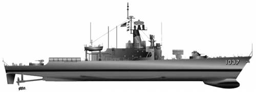 USS DE1037 Bronstein