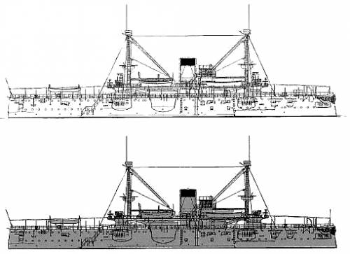 USS Texas (2nd Class Battleship) (1895)