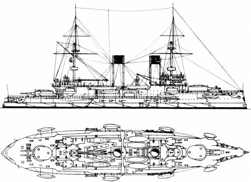 Russia Emperatora Alexandra III (Battleship)