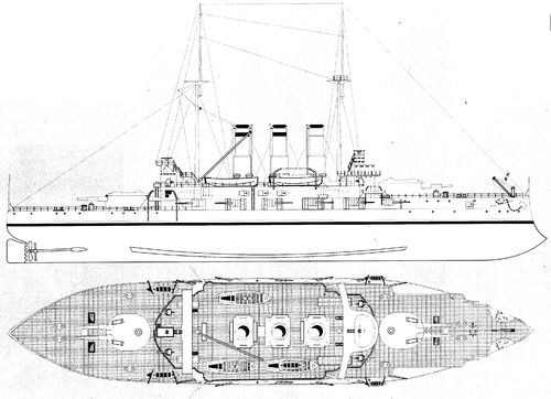 Russia - Evstafi (Battleship)