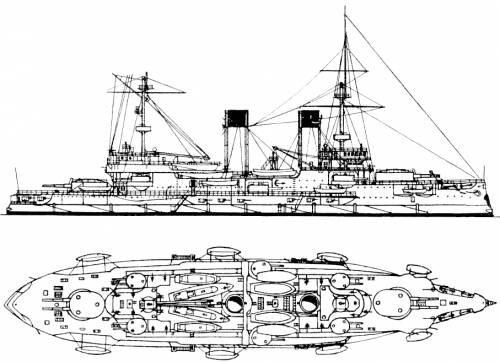 Russia Imperator Alexandra III (Battleship)