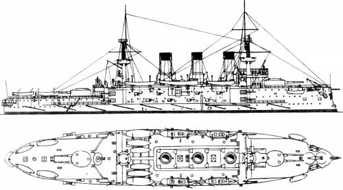 Russia Peresvet (Battleship)