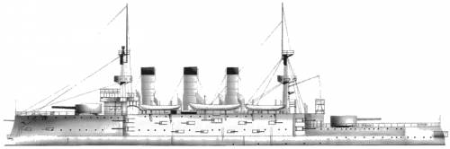 Russia Peresviet (Battleship) (1901)