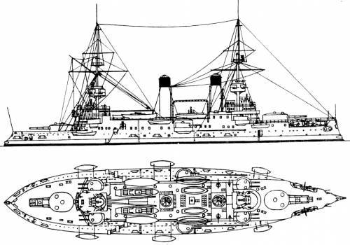 Russia Tsesarevich (Battleship)