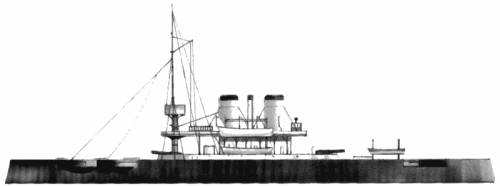 Russia - Yekaterina II (Battleship) (1889)