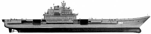 USSR Admiral Kuznetsov (Kreml class Carrier)