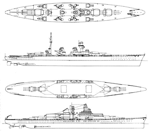 USSR Ansaldo UP.41 Battleship Project