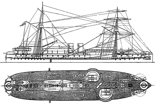 China - Ting Yuan 1881 [Battleship]