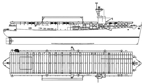 NMF Dixmude [ex USS CVE-30 Charger Escort Carrier]