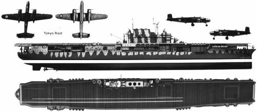 USS CV8 Hornet Tokyo Raid (1942)