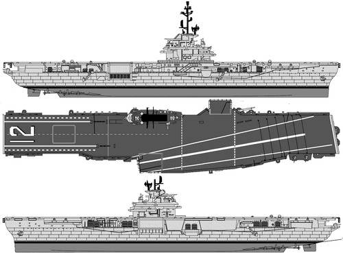 USS CV-12 Hornet 1969 [Aircraft Carrier]