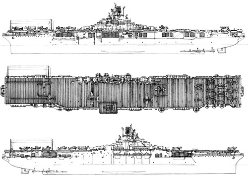 USS CV-17 Bunker Hill (Aircraft Carrier) (1945)