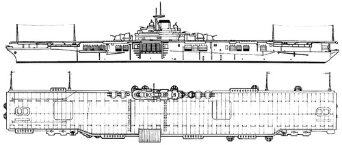 USS CV-19 Hancock 1945