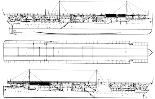 USS CV-1 Langley 1930 [Aircraft Carrier]