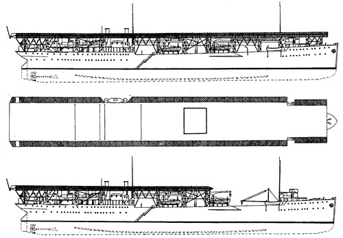 USS CV-1 Langlry 1929 [Aircraft Carrier]