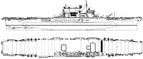 USS CV-3 Saratoga