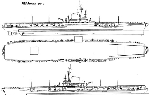 USS CV-41 Midway (Aircraft Carrier) (1946)