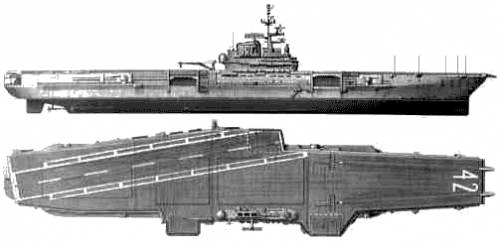 USS CV-42 Franklyn D. Roosevelt (1967)