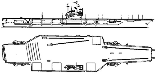 USS CV-59 Forrestal (Aircraft Carrier) (1955)