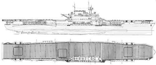 USS CV-5 Yorktown 1938 [Aircraft Carrier]