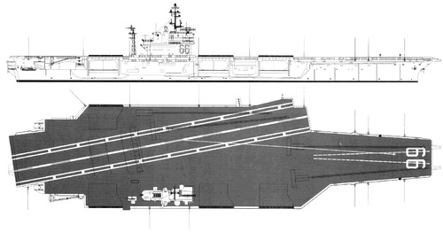 USS CV-66 America 1967