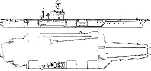 USS CV-66 America 1971