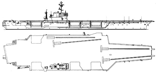 USS CV-66 America 1977