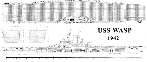 USS CV-7 Wasp (Aircraft Carrier) (1942)